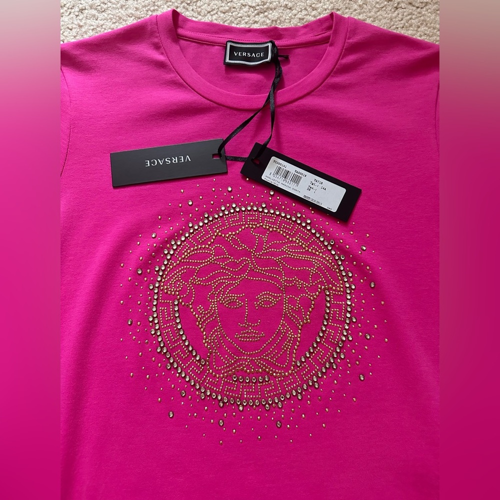 Versace Vibrant Pink Tee